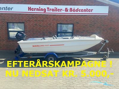Limbo 14GT m/Suzuki F20 hk og Galaxy trailer - NU NEDSAT KR. 5.000,- ! Motorboot 2008, mit Suzuki motor, Dänemark