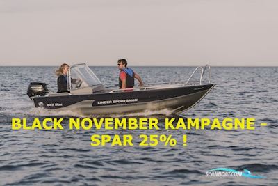 Linder 445 Max m/Mercury F20 hk EFI - DEMO - m/Variant trailer - BLACK NOVEMBER KAMPAGNE ! Motorboot 2025, Dänemark