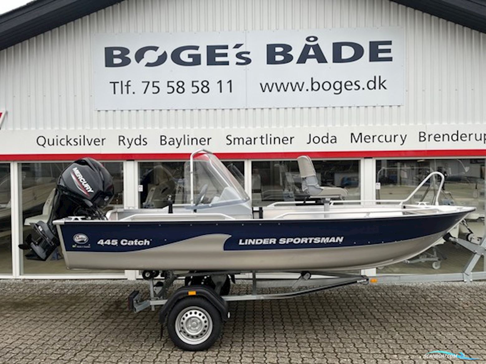 Linder 445 Sportsman Catch inkl. F30 Mercury-EFI 4 takt HD  Motorboot 2024, Dänemark
