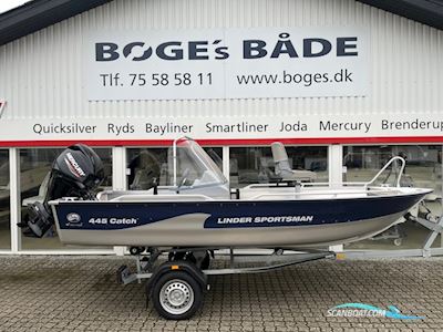 Linder 445 Sportsman Catch Inkl. F30 Mercury-Efi 4 Takt HD Motorboot 2025, Dänemark