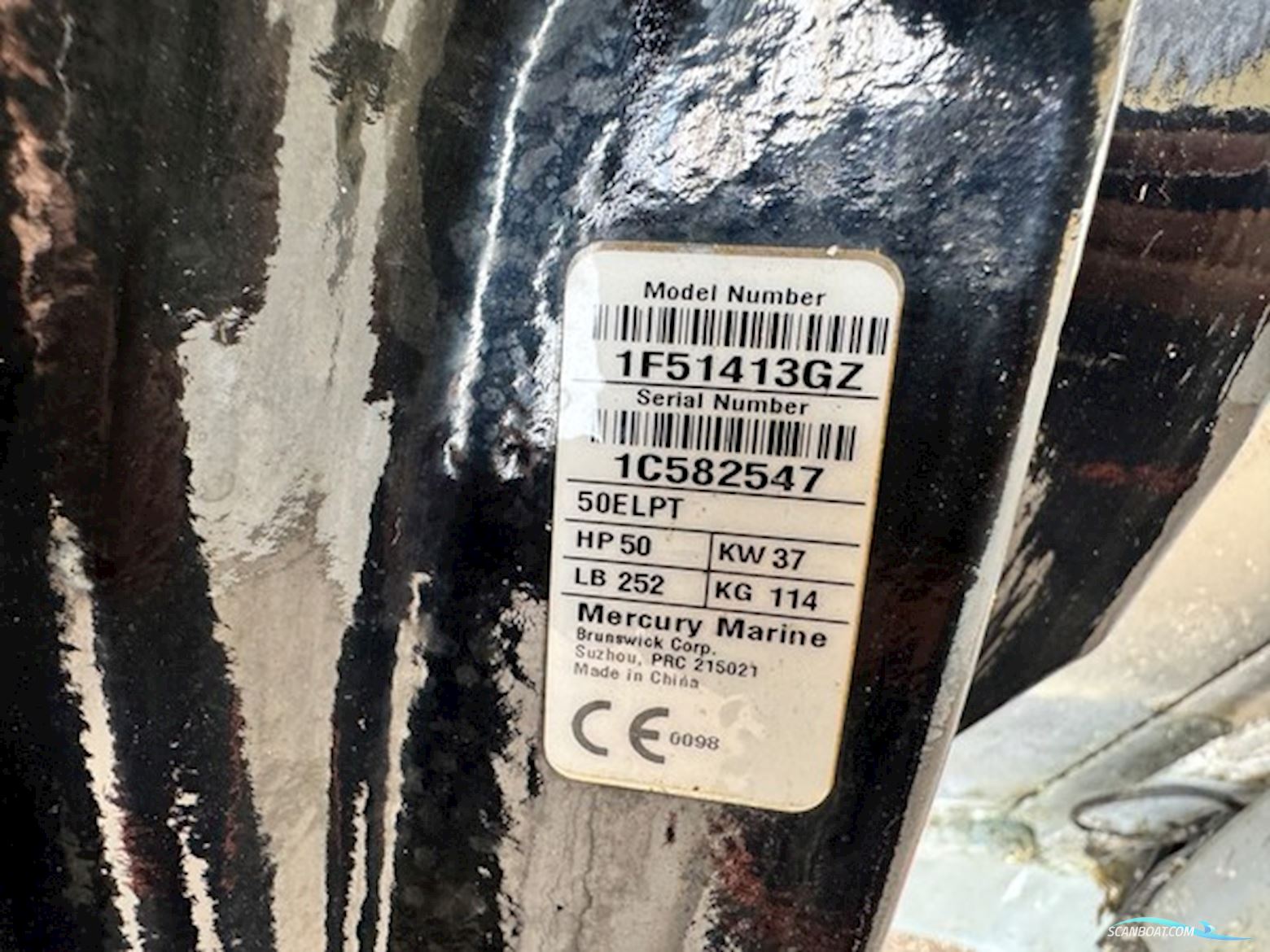 Linder 460 Arkip Mercury 50 HK EFI 