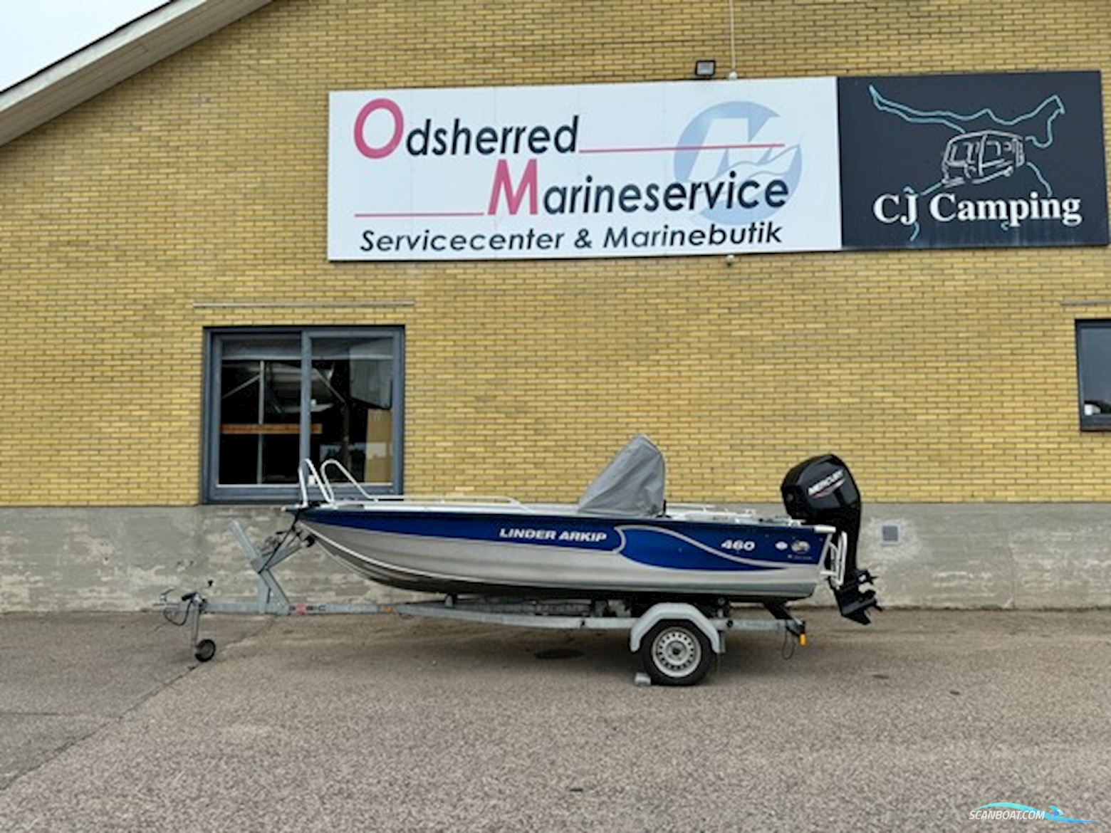 Linder 460 Arkip Mercury 50 HK Efi Motorboot 2019, mit Mercury motor, Dänemark