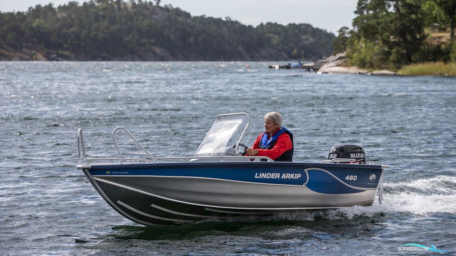 Linder Arkip 460 Motorboot 2022, Sweden