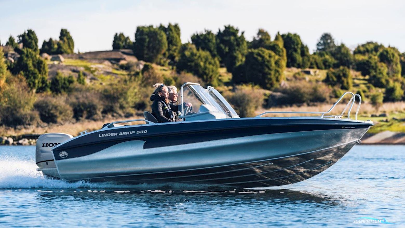 Linder Arkip 530 BR Motorboot 2022, mit Mercury motor, Sweden