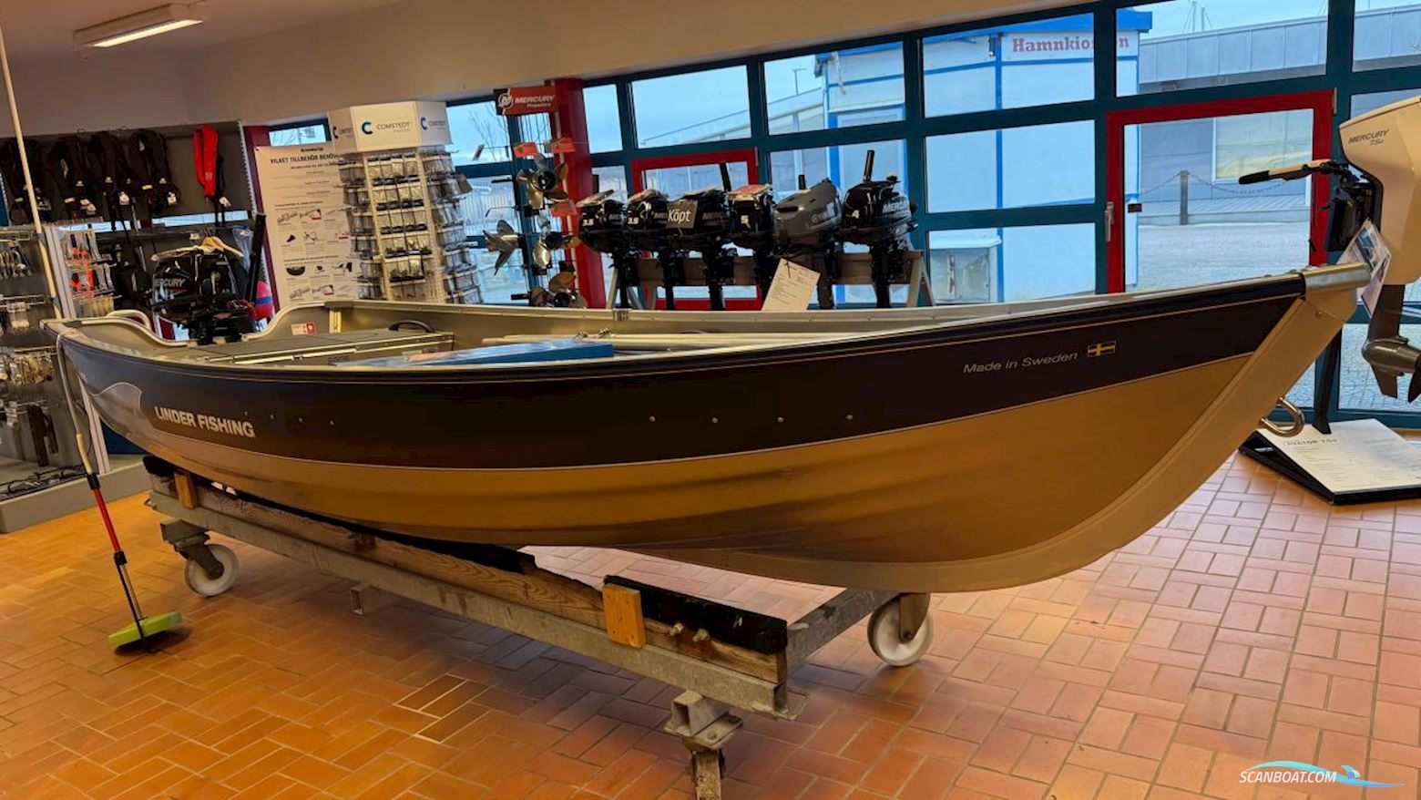 Linder Fishing 440 Motorboot 2026, Sweden