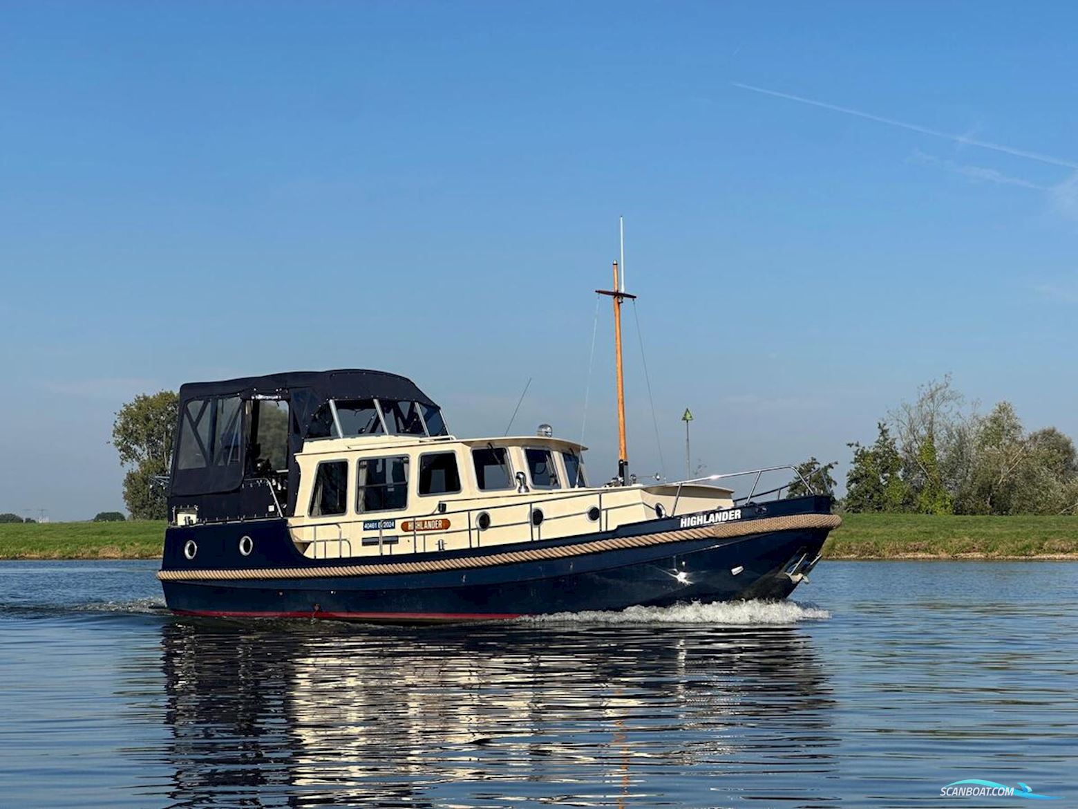 Linssen Sint Jozef Vlet 1000 Salon Motorboot 1986, Niederlande