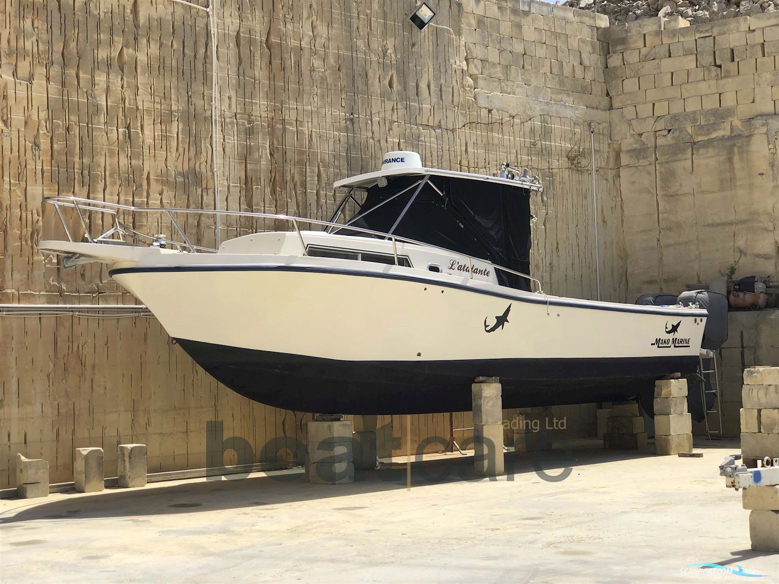 Mako B260 Motorboot 1991, mit Mercury Optimax motor, Malta