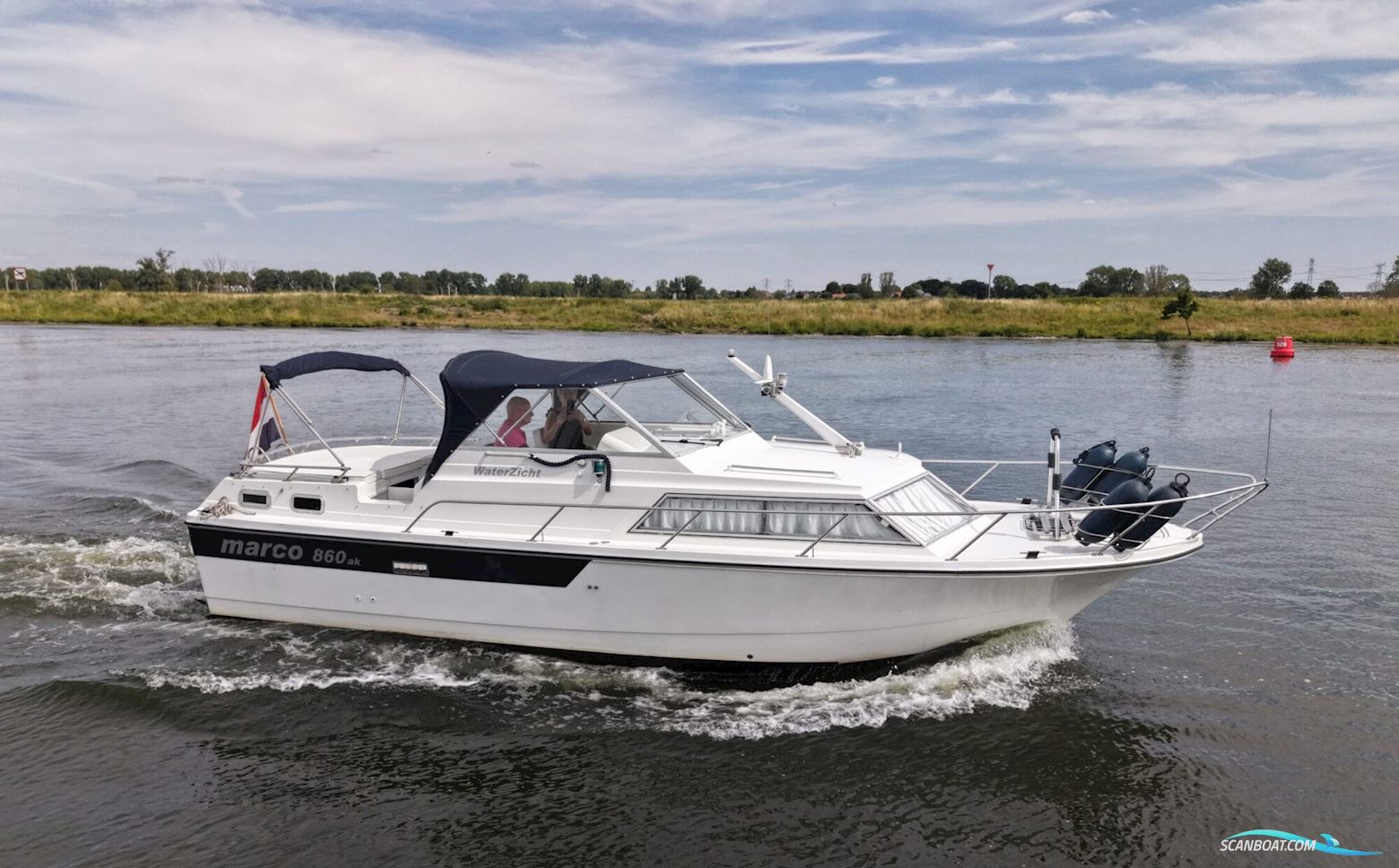 Marco 860 OK AK Motorboot 1988, mit Vetus Mitsubishi motor, Niederlande