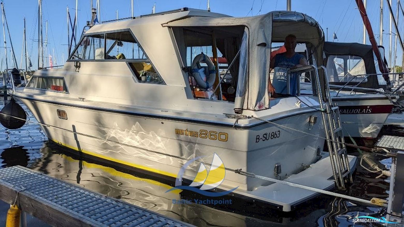 Marco 860 Motorboot 1984, mit Vetus P4.25 motor, Deutschland