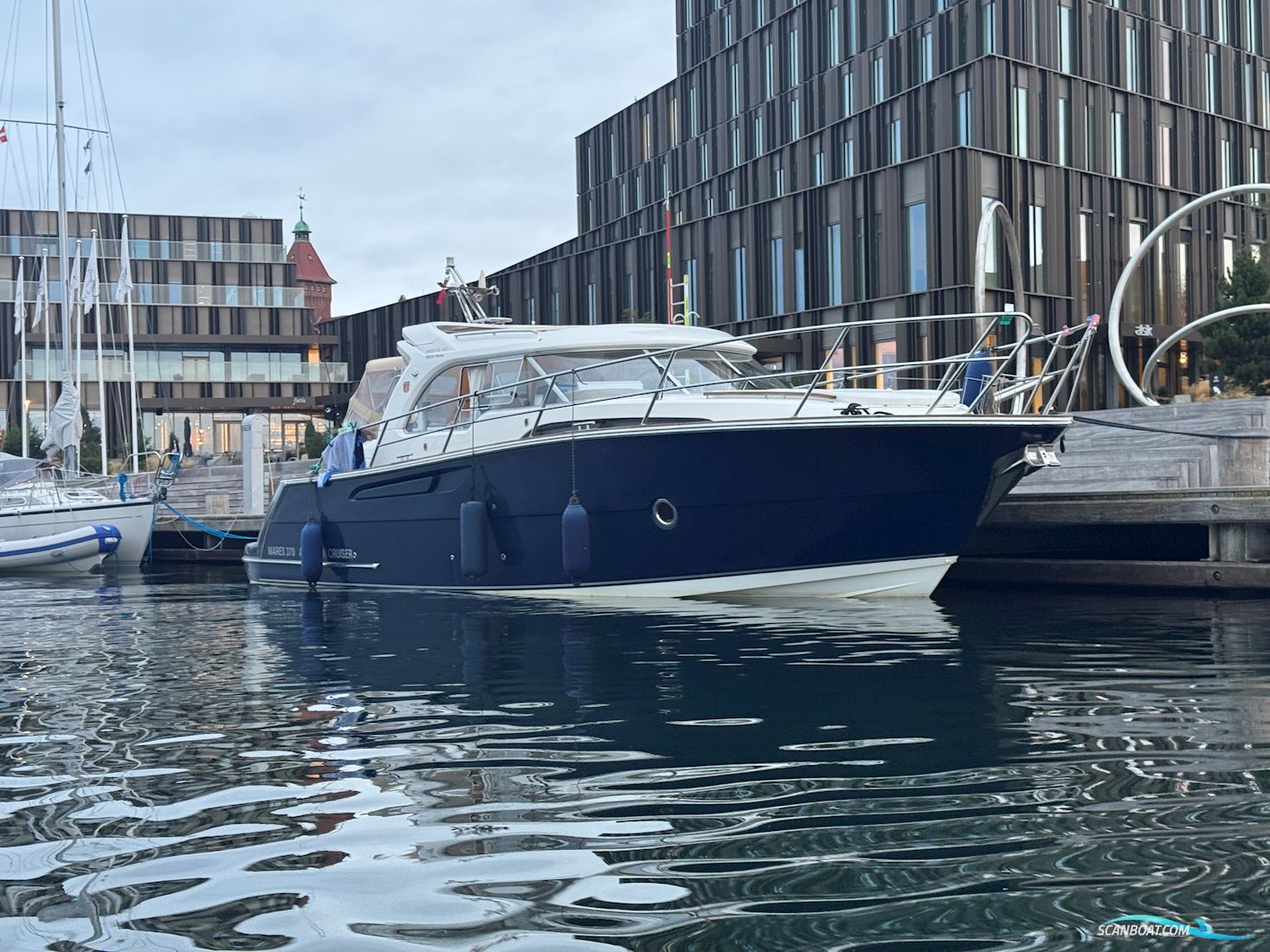 Marex 370 Aft Cabin Cruiser Motorboot 2009, mit Volvo Penta D6 434 motor, Deutschland