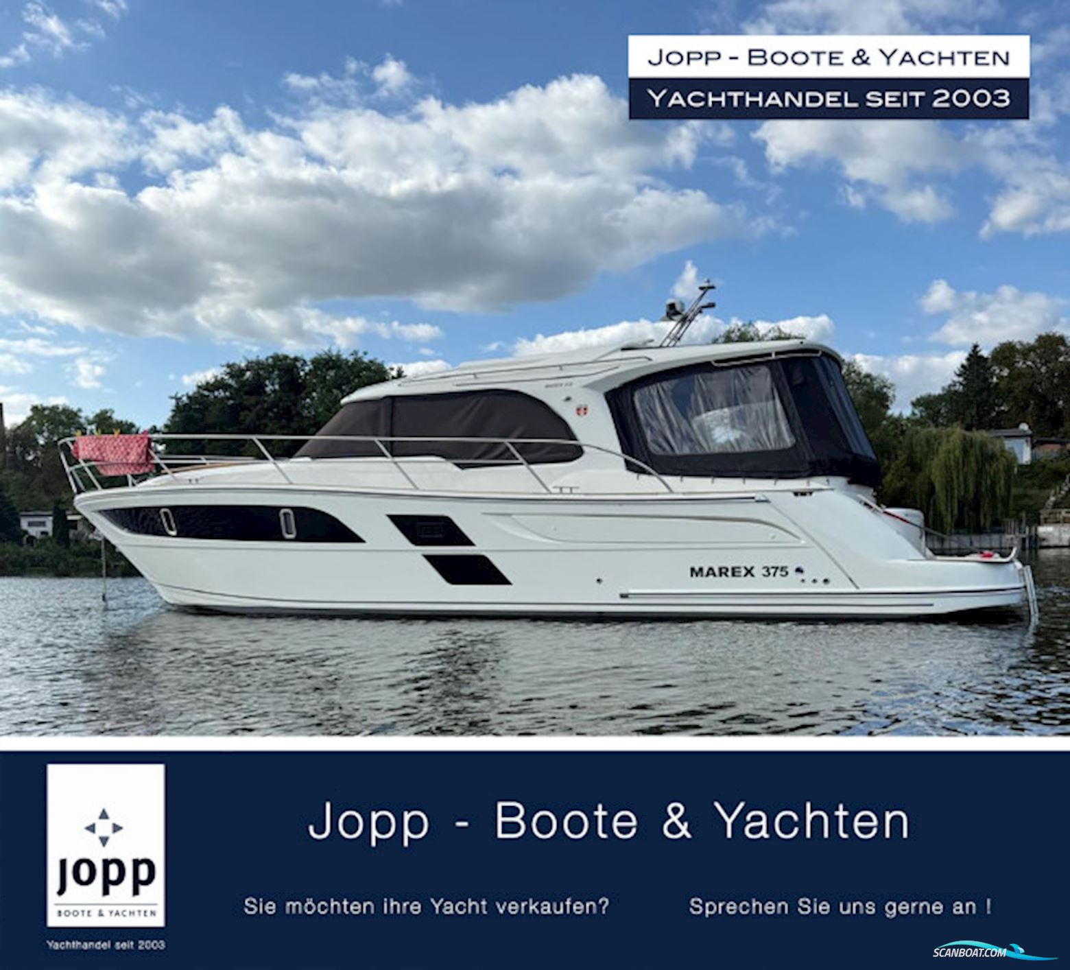 Marex 375 Motorboot 2021, mit Volvo D4 320 A-G motor, Deutschland