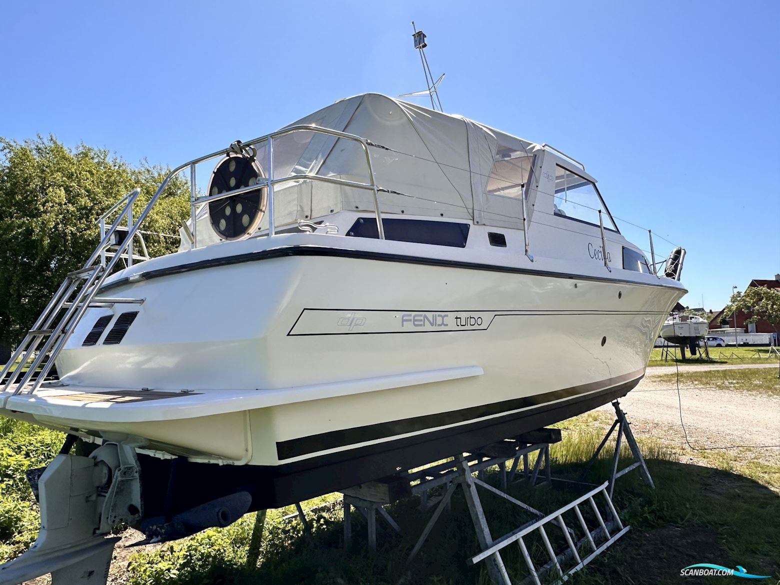 Maxi Fenix Turbo Motorboot 1984, mit Volvo Penta motor, Dänemark