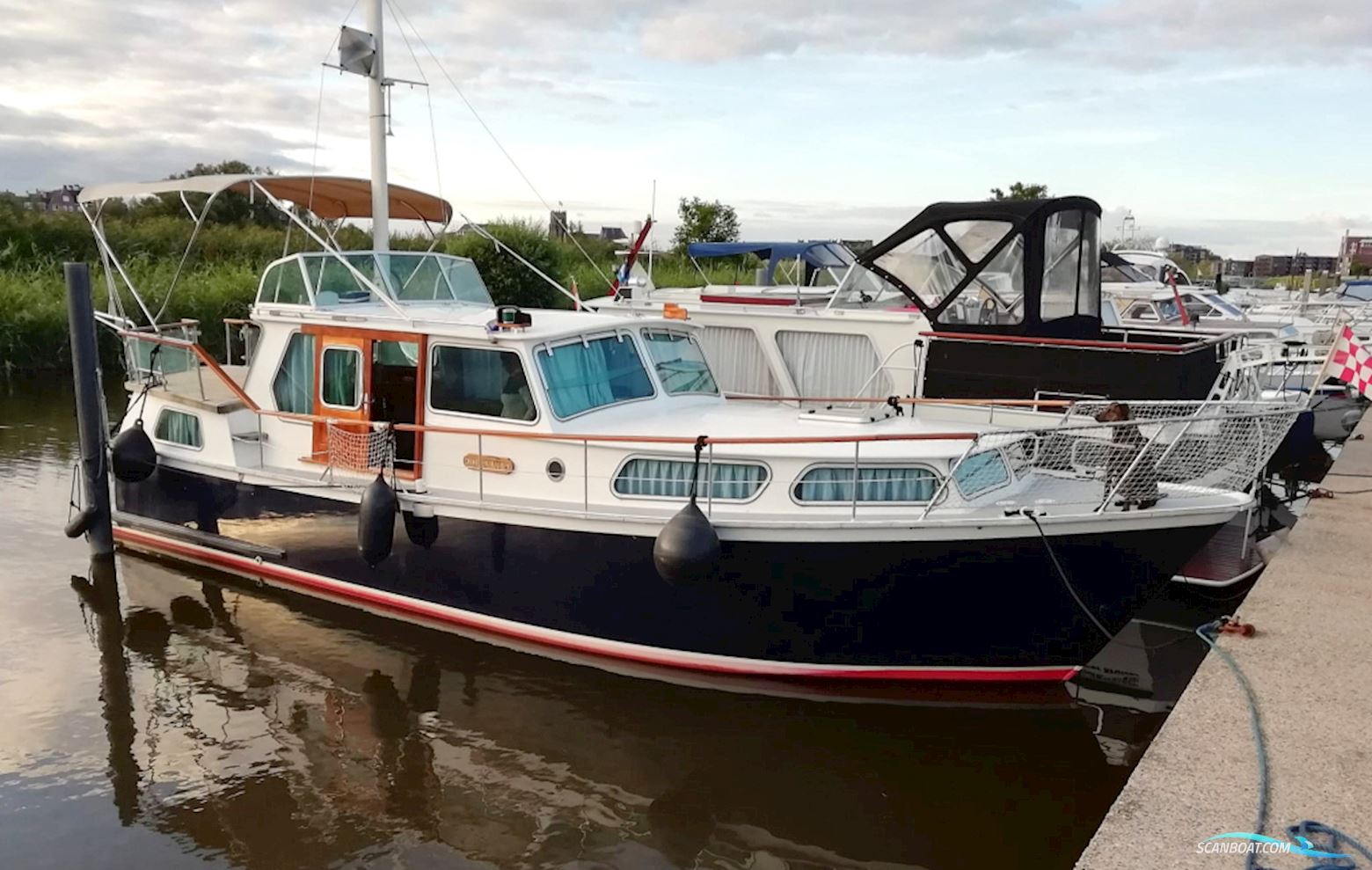 Meinster Kotter 1100 AK Motorboot 1973, mit Vetus Deutz motor, Niederlande