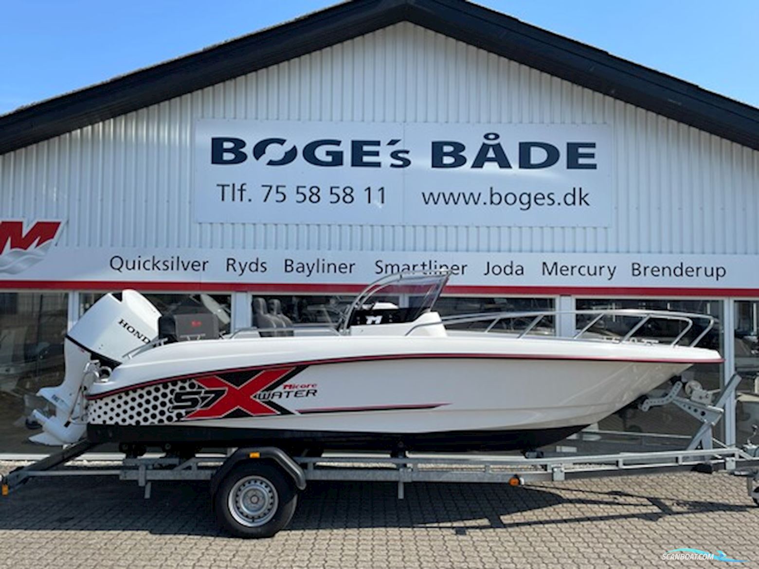 Micore Xw57sc Med Honda 135BF - Solgt Motorboot 2025, mit Honda motor, Dänemark