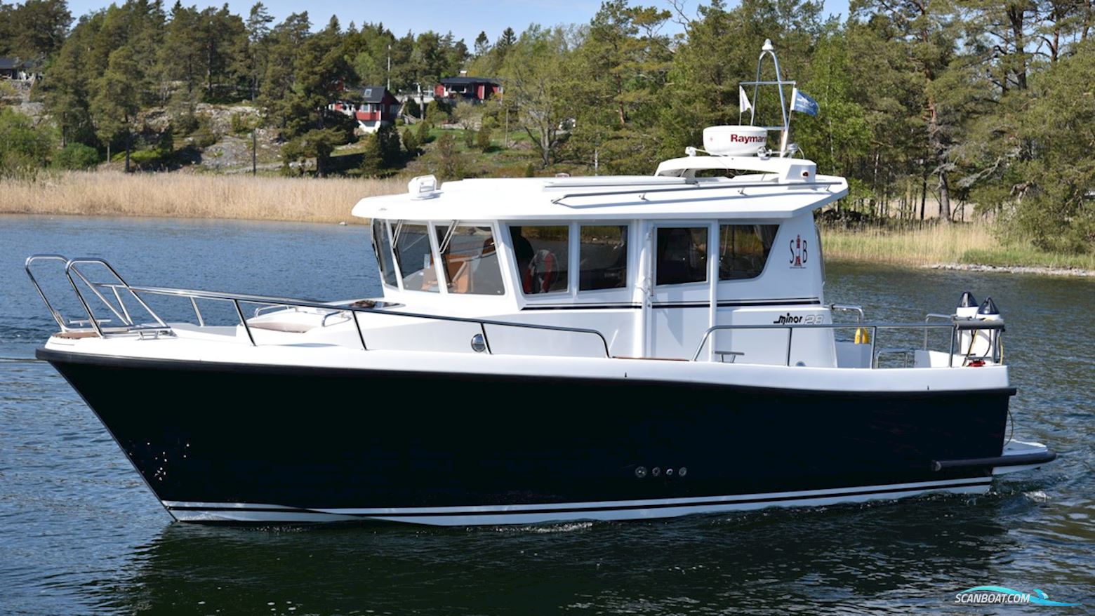 Minor Offshore 28 Motorboot 2013, mit Volvo Penta motor, Sweden