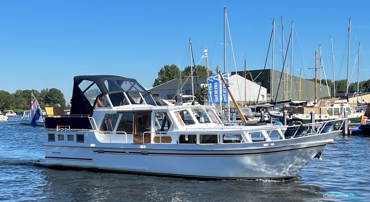 Molenkruiser 12.00 AK Cabrio Motorboot 1982, mit Mitsubishi motor, Niederlande