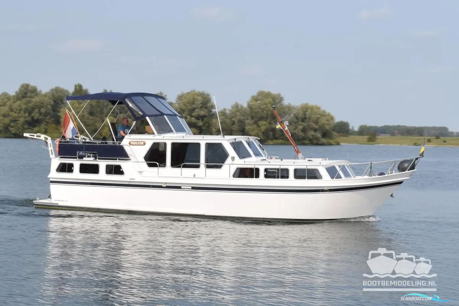 Molenkruiser 12.25 AK Motorboot 1989, mit Daf motor, Niederlande