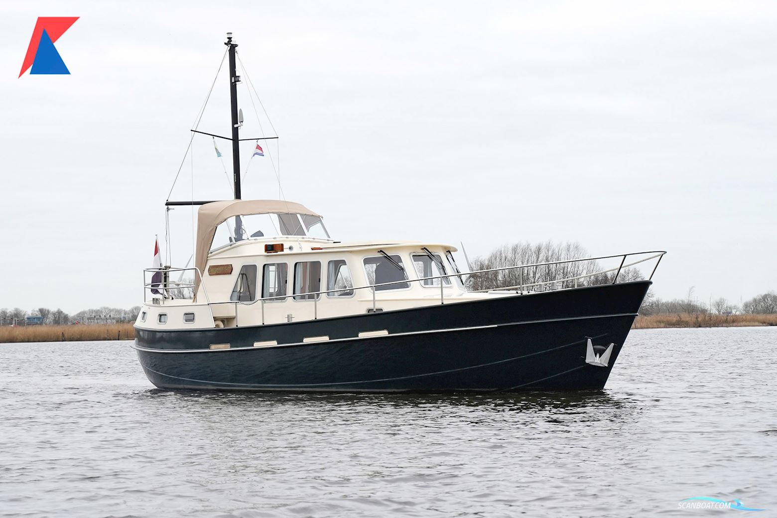 Molenmaker & Mantel Kotter 1160 Motorboot 1993, mit Daf motor, Niederlande