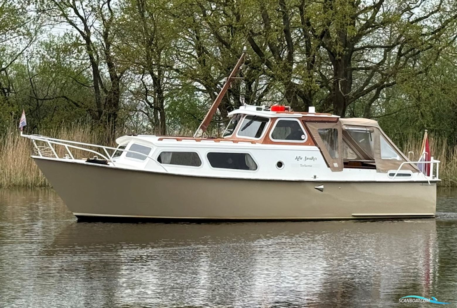 Molenmaker & Mantel Okak Motorboot 1977, mit Bmc motor, Niederlande
