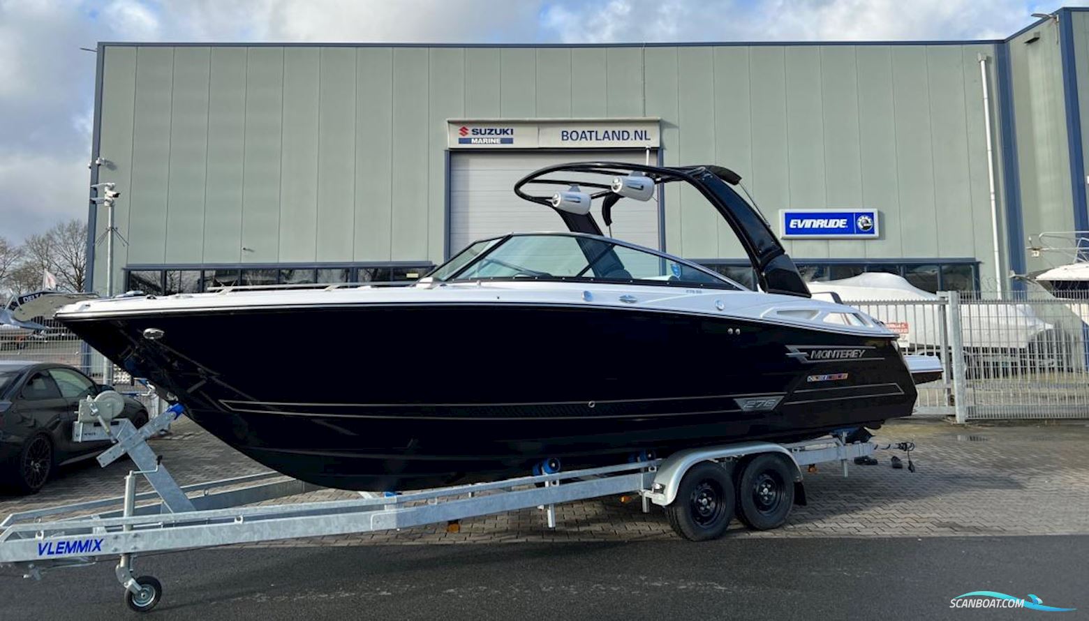 Monterey 278SS Bowrider Met Boegschroef Motorboot 2025, mit Mercruiser 350pk Duo Prop motor, Niederlande