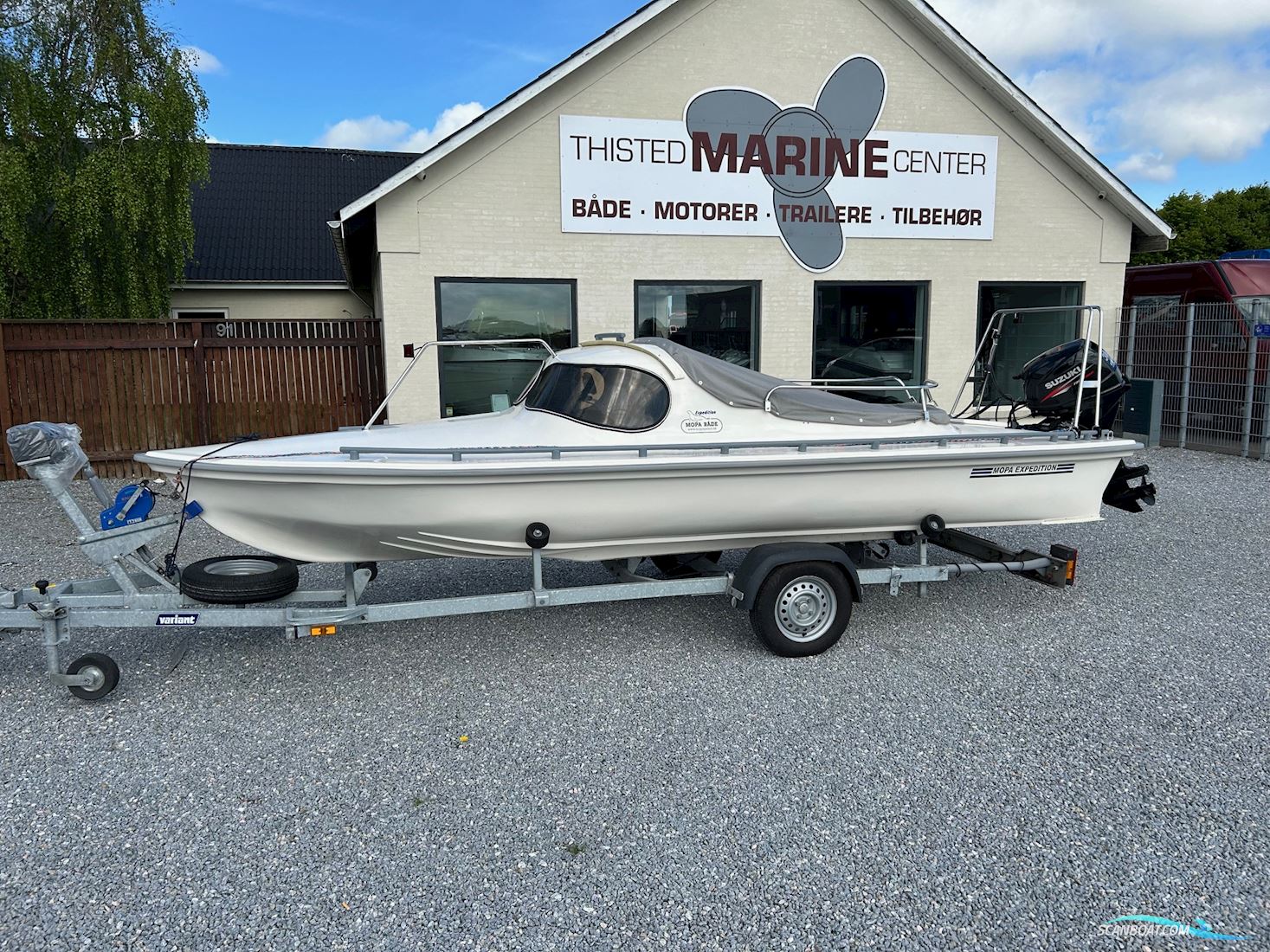 Mopa Expedition Motorboot 2016, mit Suzuki motor, Dänemark