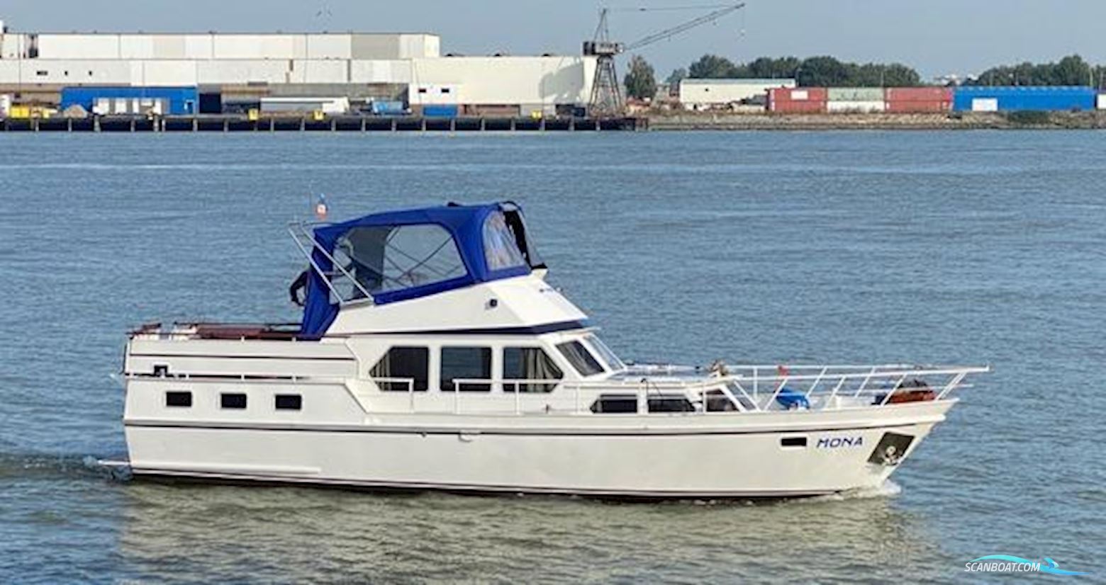 Motor Yacht Jacabo Kruiser 12.5 Flybridge Motorboot 1989, mit Daf motor, Niederlande