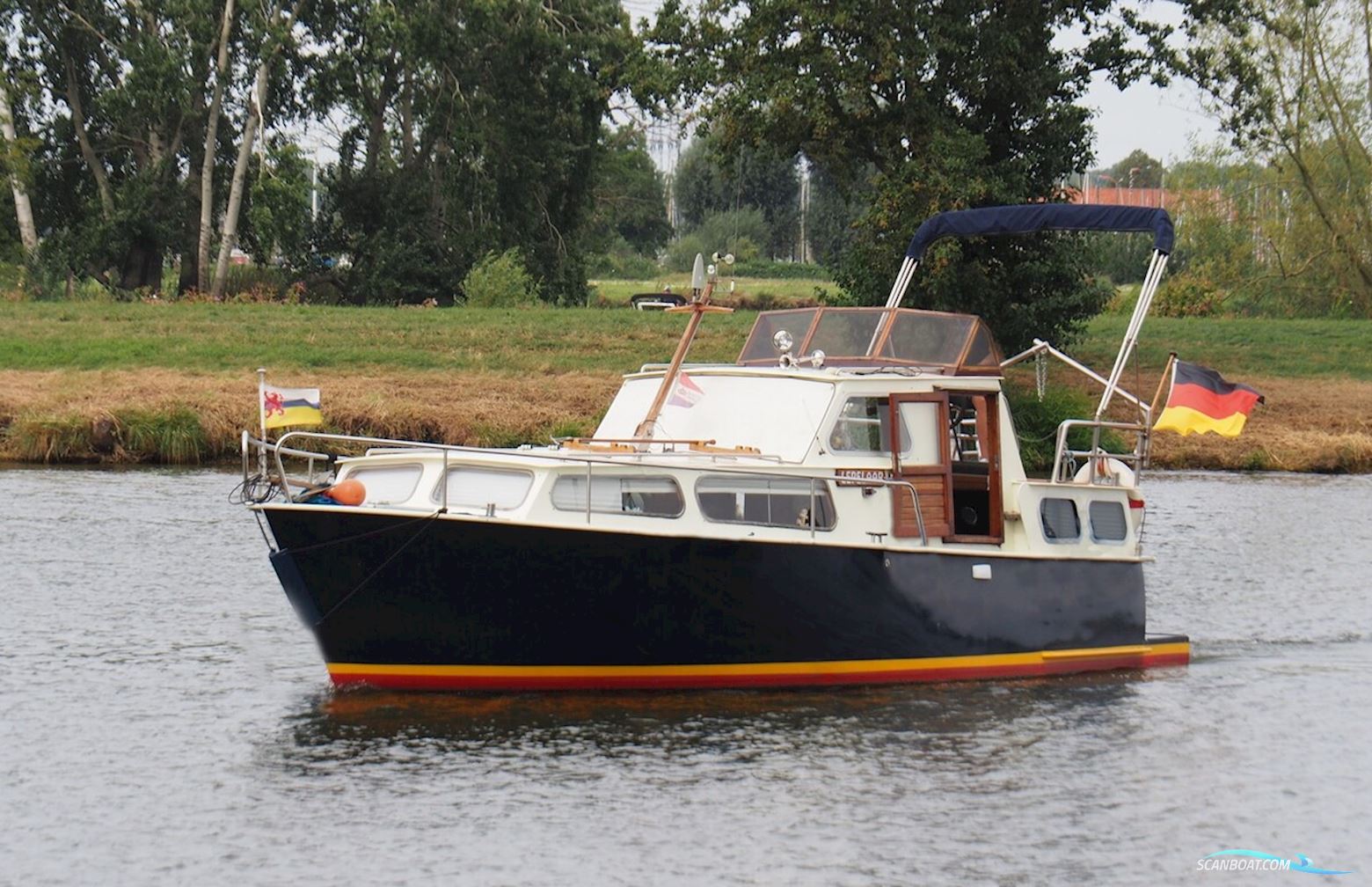 Motorjacht Kruiser Motorboot 1969, Niederlande