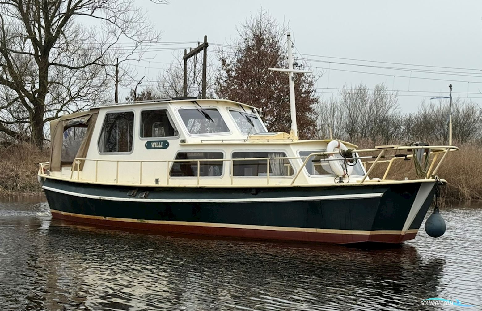 Motorschouw OK Motorboot 1980, mit Mercedes motor, Niederlande