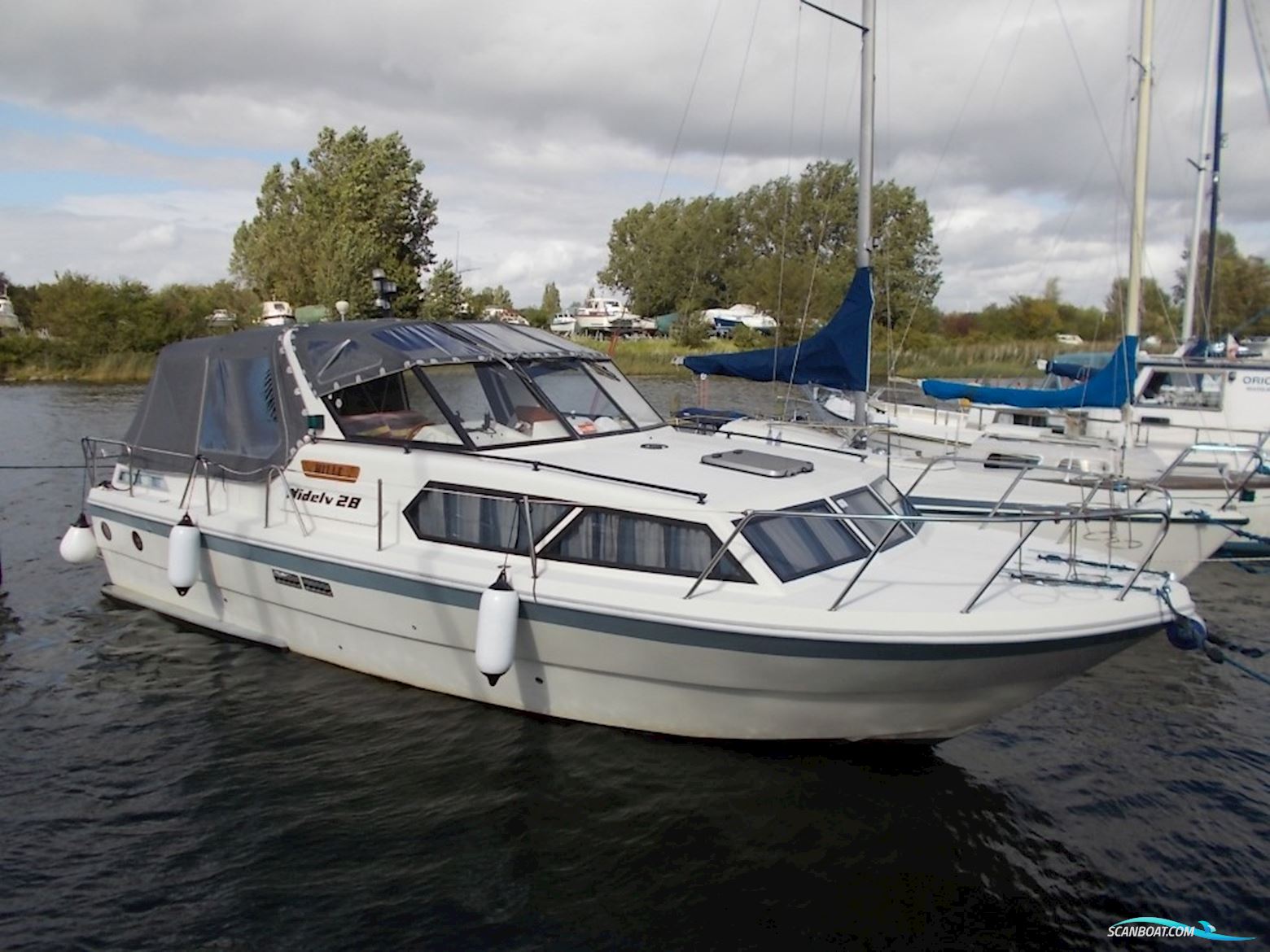 Nidelv 28 Motorboot 1987, mit Volvo Penta Tamd40B motor, Dänemark