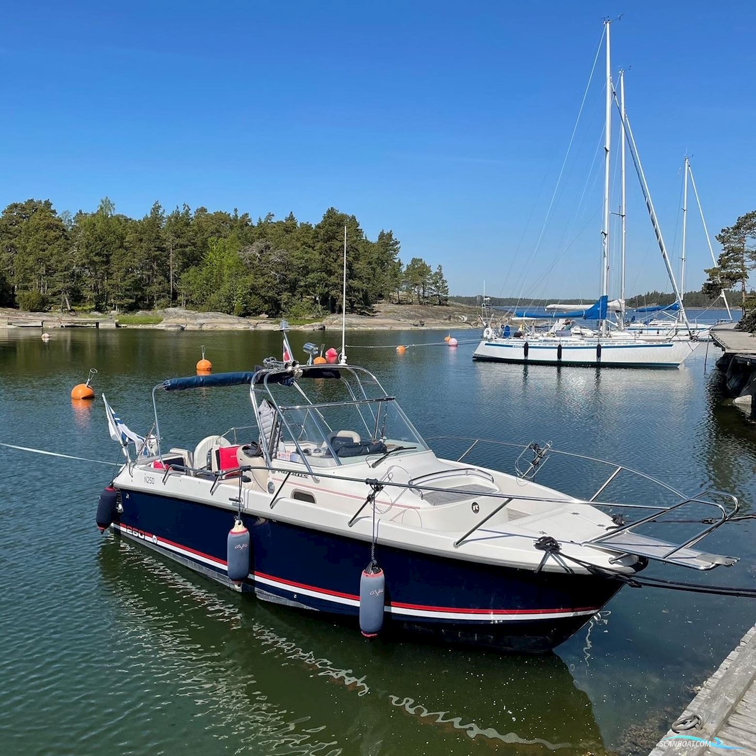 Nimbus 250 R Motorboot 2007, mit Volvo Penta motor, Finland