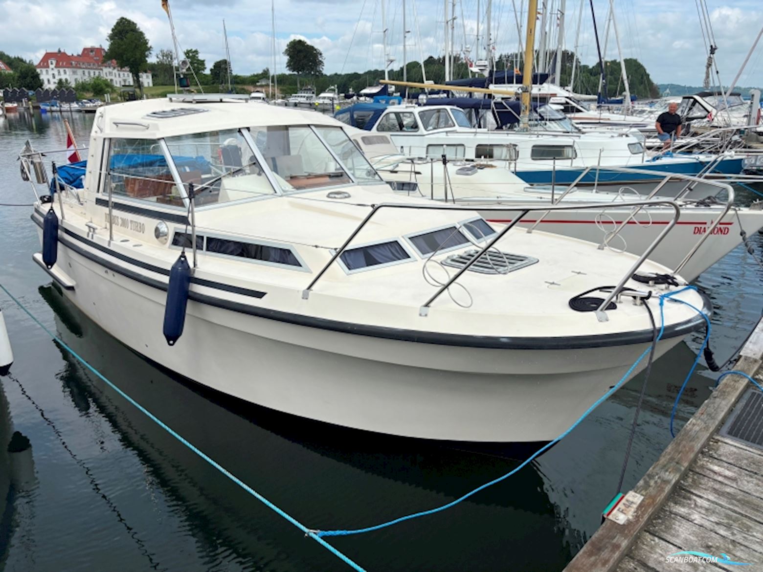 Nimbus 3000 Turbo Motorboot 1986, mit Volvo Penta motor, Dänemark