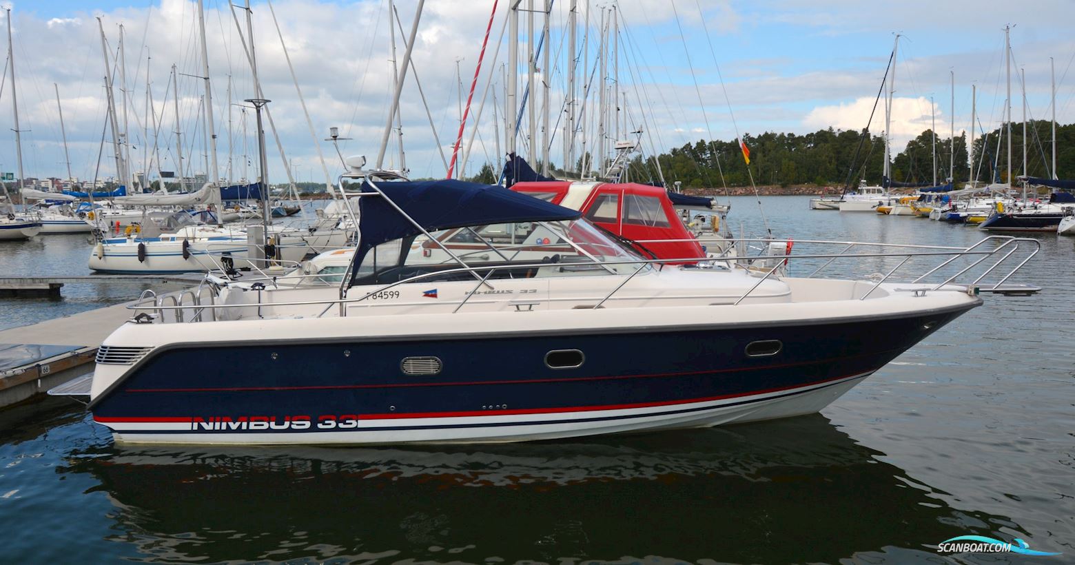 Nimbus 33 Nova Motorboot 2002, mit Volvo Penta 2 x KAD 300 A motor, Finland