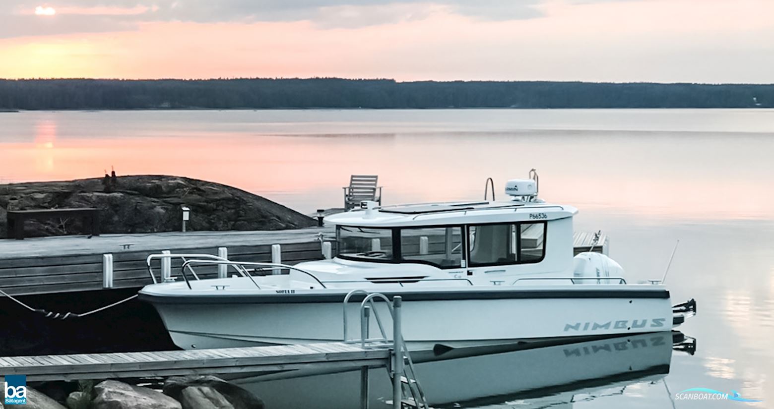 Nimbus C9 Motorboot 2019, mit Mercury Verado motor, Finland