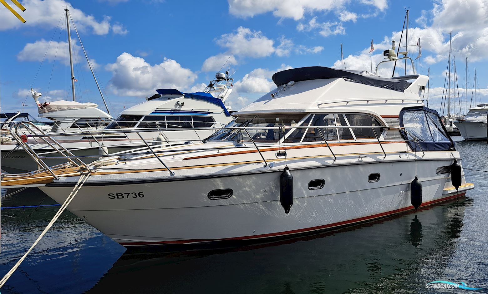 Nord West 355 Flybridge - C Motorboot 2001, mit Volvo Penat KAD44P-EDC motor, Dänemark