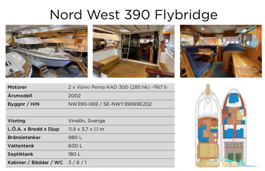 Nord West 390 Flybridge