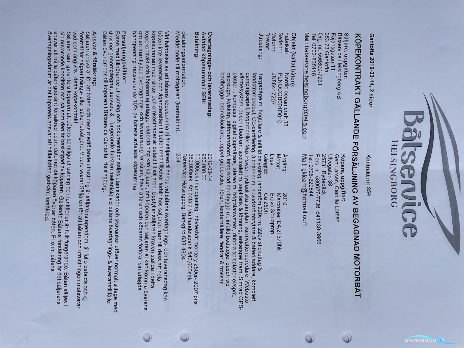 Nordic Ocean Craft 33