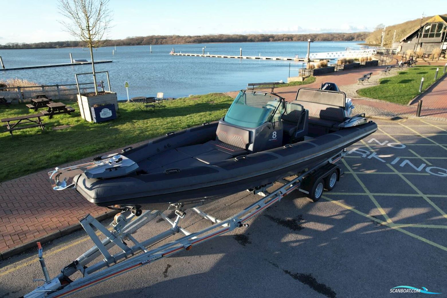 Nordkapp Airborne 8 Motorboot 2023, mit Mercury V10 350 motor, England