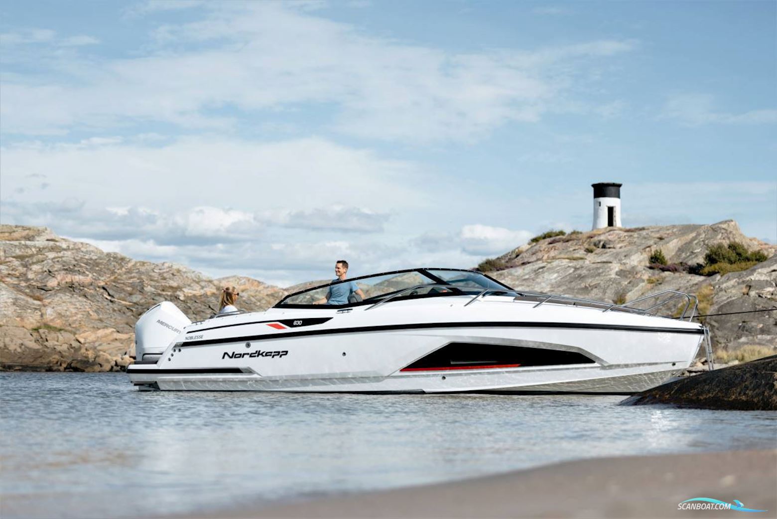 Nordkapp Noblesse 830 - Twin 250HK Yamaha/Highline Plus Pakke Motorboot 2024, mit Yamaha Twin F250Xcb motor, Dänemark