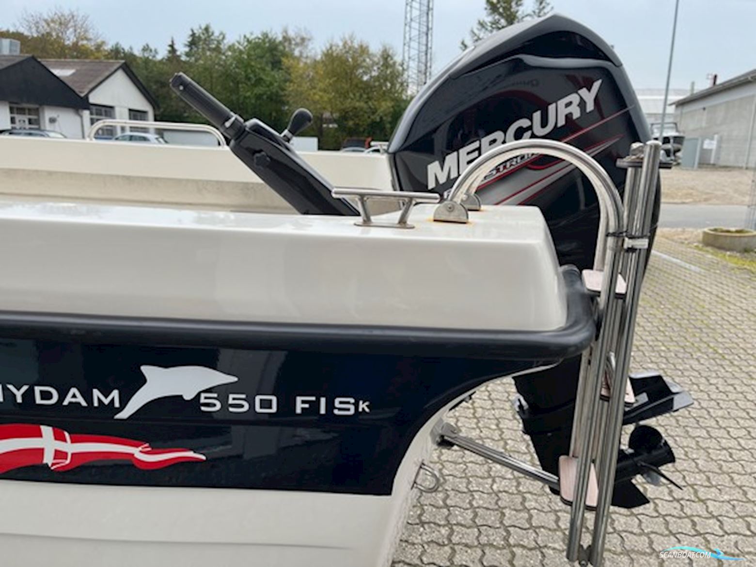 Nydam 550 Fisk med 60 hk Mercury-EFI 4-takt Big Tiller 