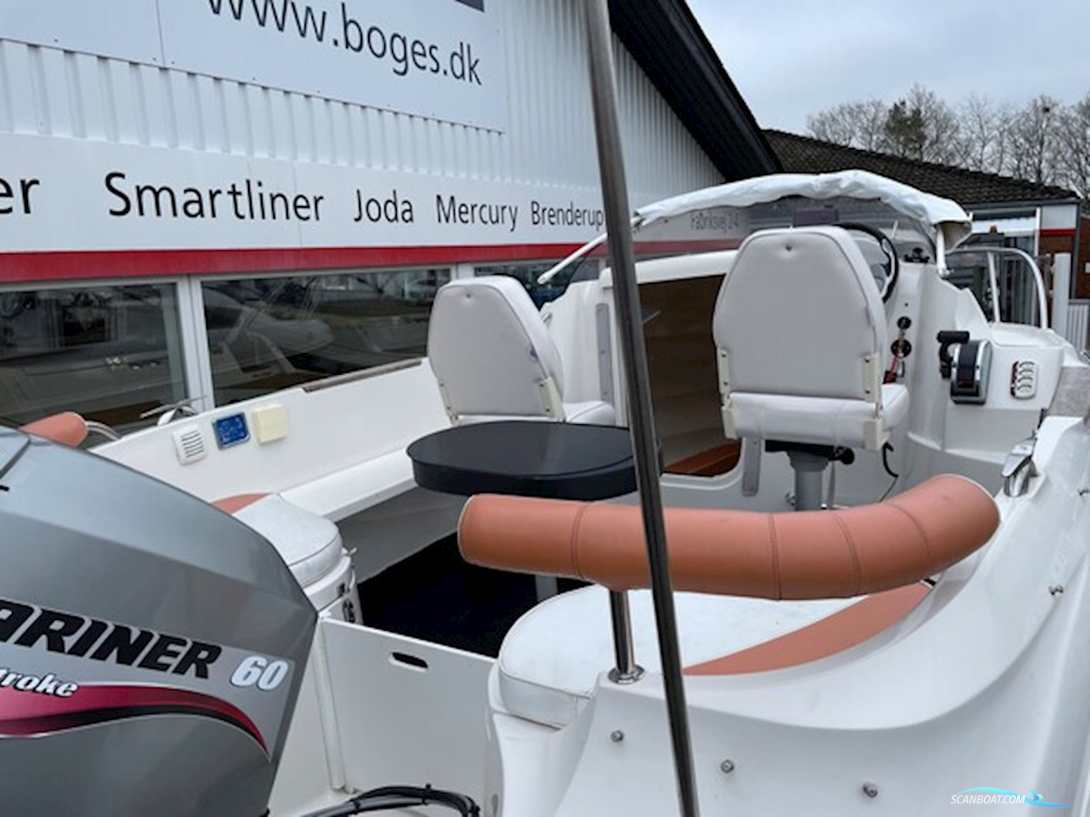 Ørnvik 470 Cruiser med 60 hk Mariner-EFI 4 takt og 1000 kg Brenderup bådtrailer - SOLGT