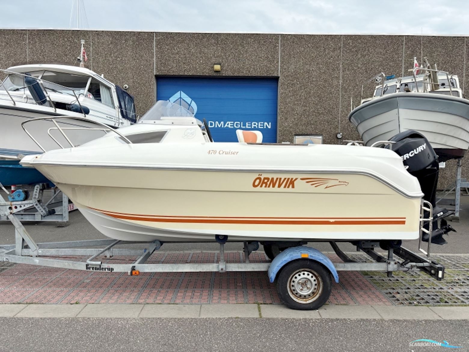 Ørnvik 470 Cruiser Motorboot 2008, mit Mercury motor, Dänemark