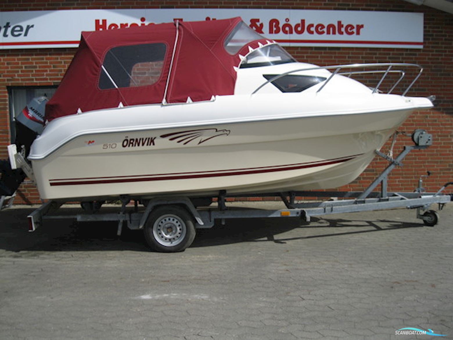 Ørnvik 510 Cruiser m/Mariner F60 hk EFI 4-takt Motorboot 2006, mit Mariner motor, Dänemark