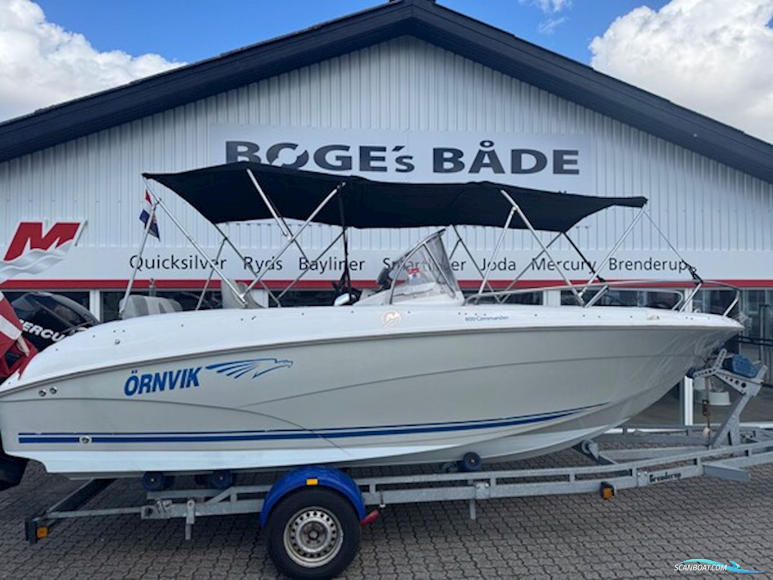 Örnvik 600 Commander Clx Med 125 hk Mercury-Dfi Optimax og Bådtrailer