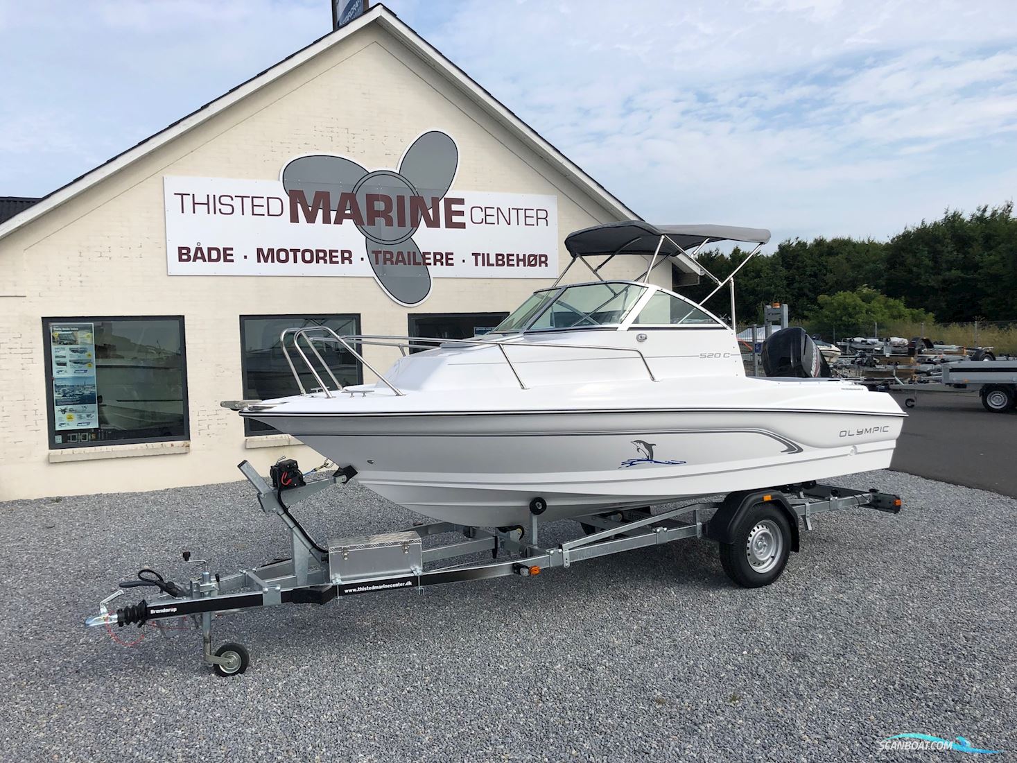 Olympic 520 Cabin Motorboot 2025, mit Mercury 4 Stroke motor, Dänemark