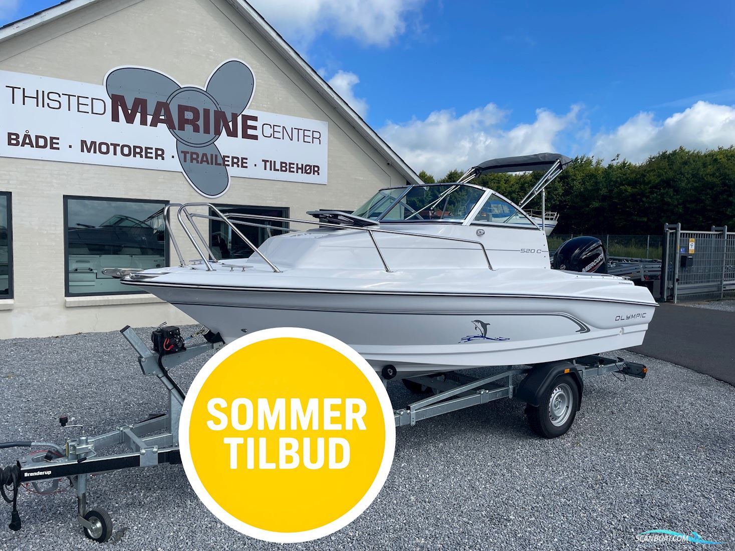 Olympic 520 Cabin Motorboot 2021, mit Mercury 4 Stroke motor, Dänemark