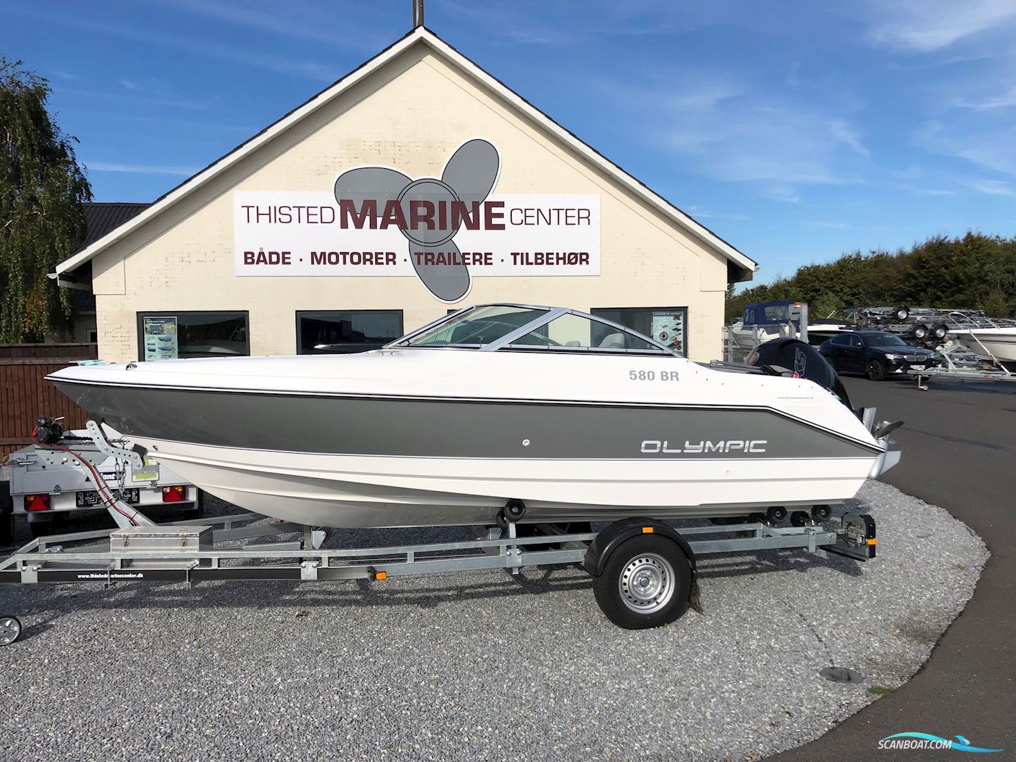 Olympic 580 Bowrider Med Mercury 115 hk CT Motorboot 2023, mit Mercury F115 Prosx motor, Dänemark