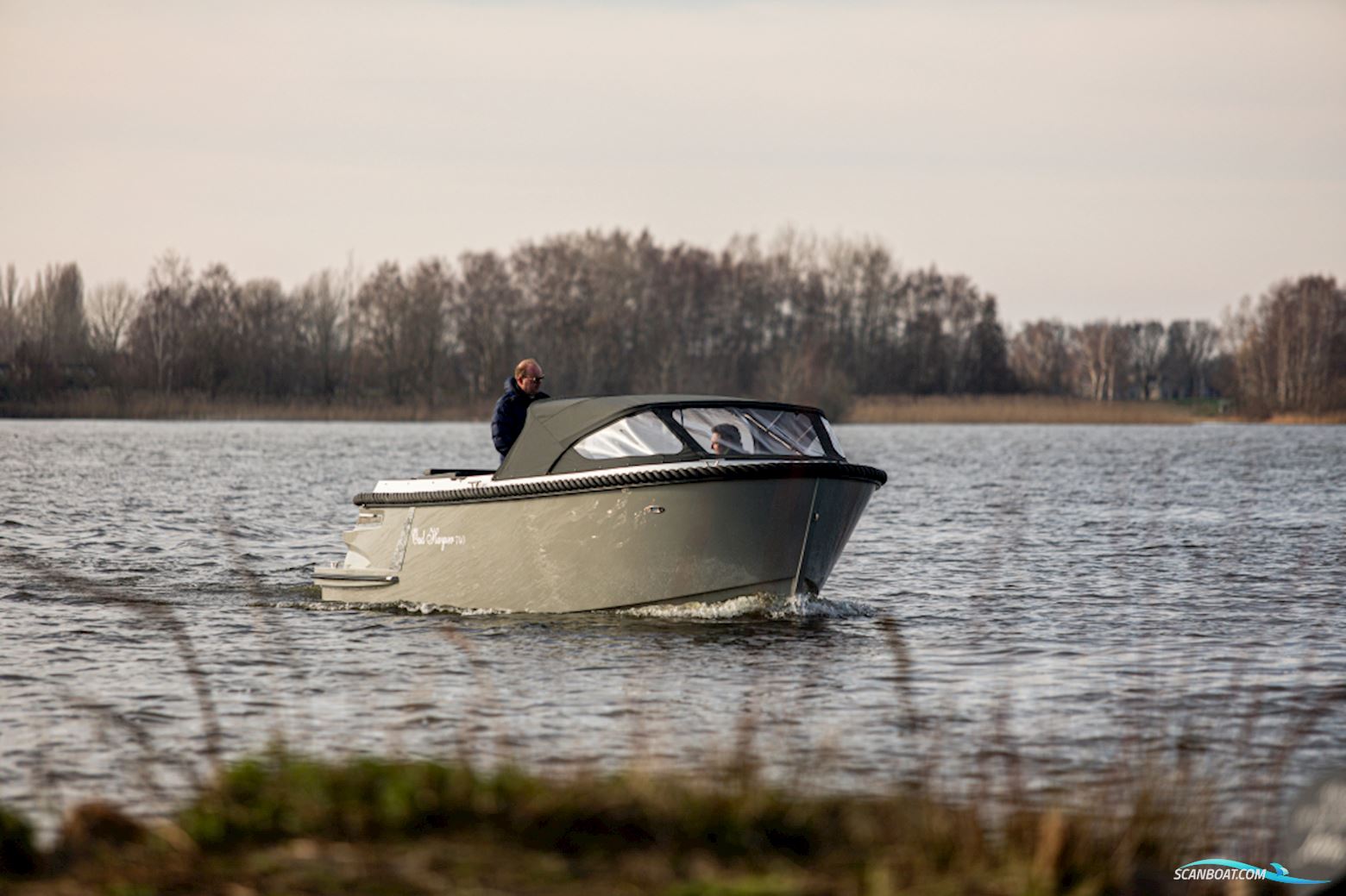 Oudhuijzer 740, Gezien op de Hiswa ? Motorboot 2024, Niederlande