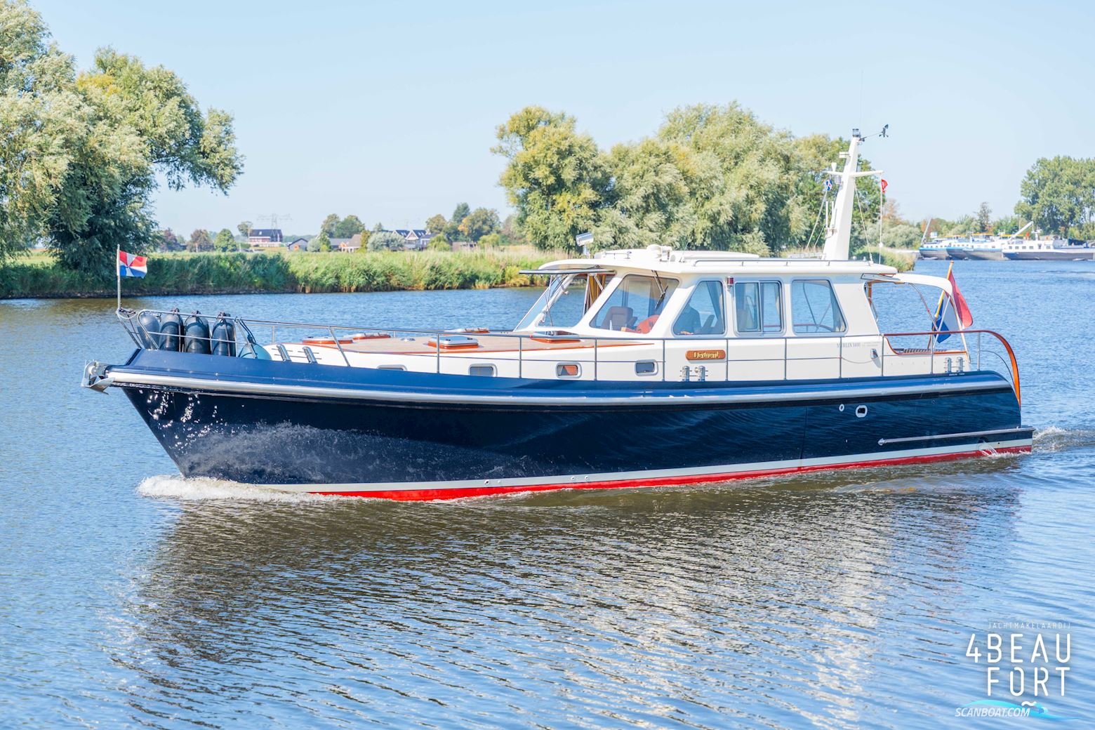 P. Valk Merlin 1400 Motorboot 2008, mit Deutz DT66423E motor, Niederlande