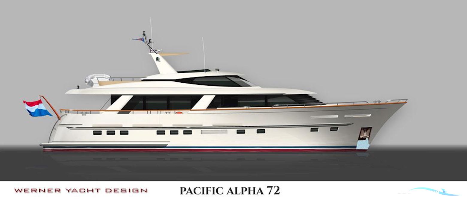 Pacific Alpha 72 Motorboot 2025, mit 2 x Volvo Penta or John Deere motor, Niederlande
