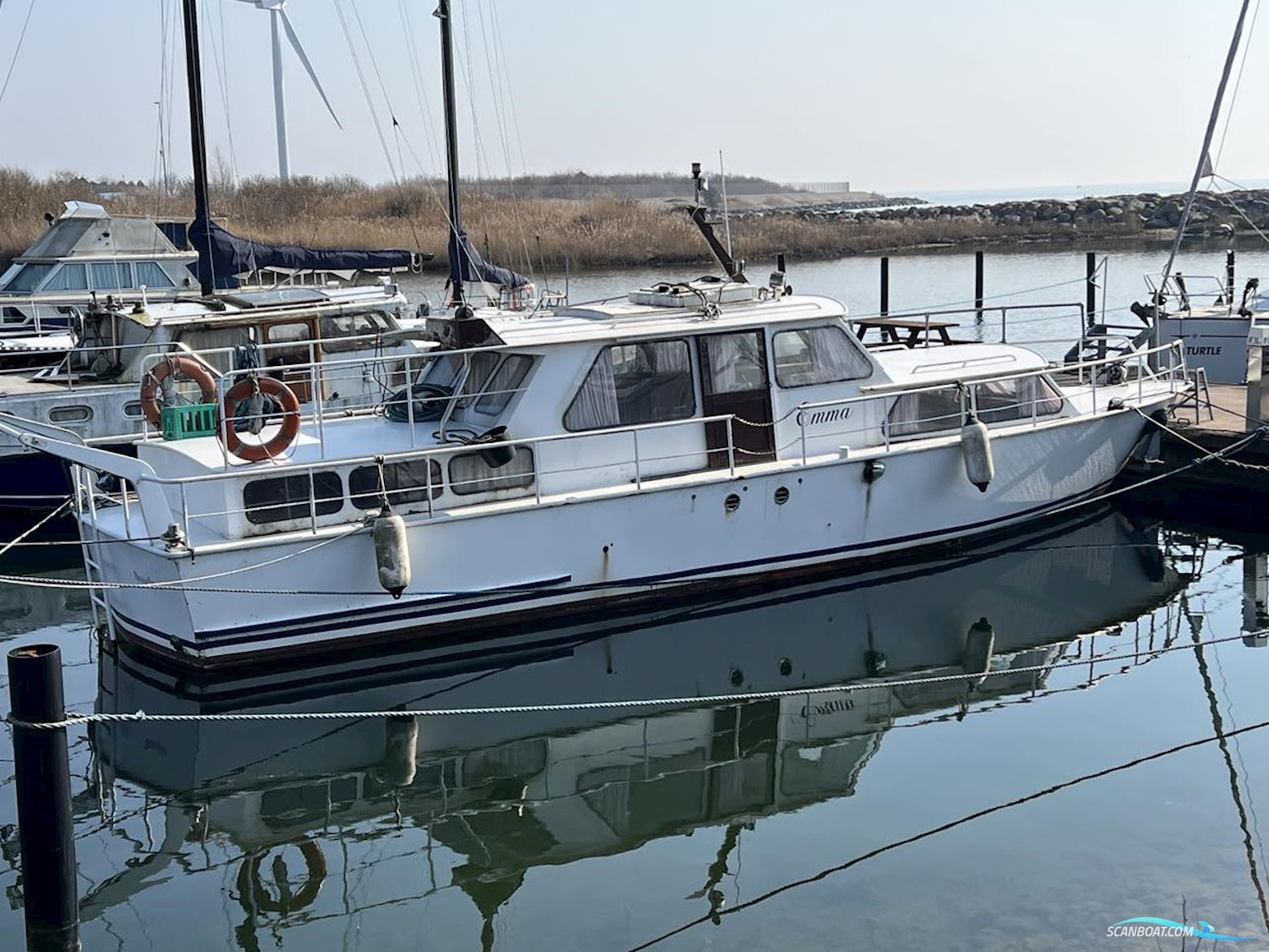 Palma 40 (Motor Kun Gået 500t ) Motorboot 1972, mit VM Diesel Motor Årg 2006 motor, Dänemark